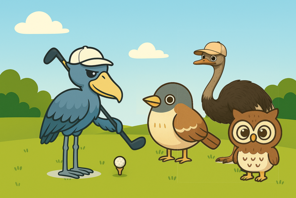 【４コマ漫画】ゴルフマナーの基本｜アドレスが長すぎるのはNG！【GOLF LIFT】