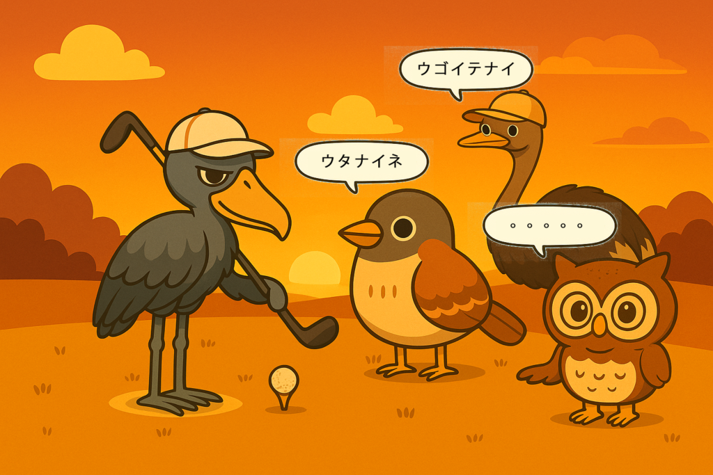 【４コマ漫画】ゴルフマナーの基本｜アドレスが長すぎるのはNG！【GOLF LIFT】