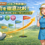 【2026年最新】ゴルフ飛距離の平均を徹底比較！プロ・アマ・年齢・男女別の実態と「飛ばしの正体」