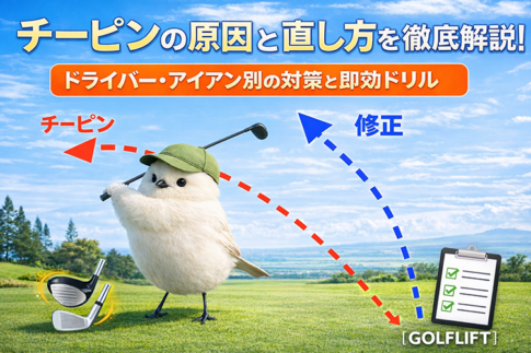 チーピンの原因と直し方を徹底解説！ドライバー・アイアン別の対策と即効ドリル【GOLFLIFT】