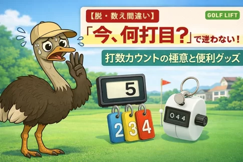 【脱・数え間違い】「今、何打目？」で迷わない！打数カウントの極意と便利グッズ【GOLF LIFT】