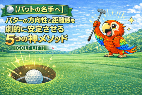 【パットの名手へ】パターの方向性と距離感を劇的に安定させる5つの神メソッド【GOLF LIFT】