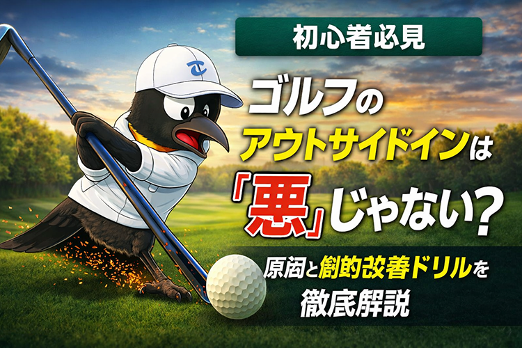 【初心者必見】ゴルフのアウトサイドインは「悪」じゃない？原因と劇的改善ドリルを徹底解説