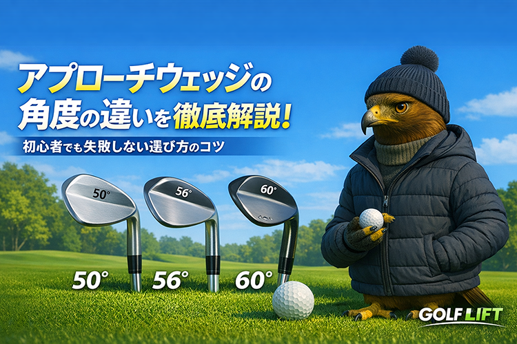 アプローチギアのウェッジの角度の違いを徹底解説！初心者でも失敗しない選び方のコツ【GOLF LIFT】