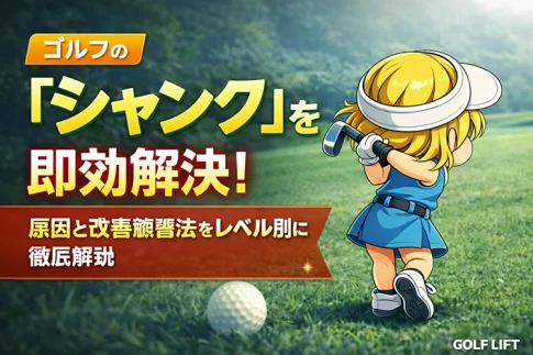 ゴルフの「シャンク」を即効解決！原因と改善練習法をレベル別に徹底解説【GOLF LIFT】