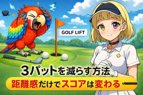 3パットを減らす方法|距離感だけでスコアは変わる【GOLF LIFT】