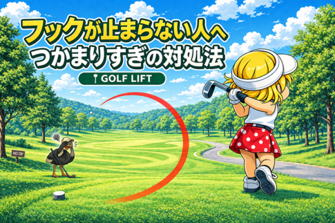 フックが止まらない人へ|つかまりすぎの対処法【GOLF LIFT】