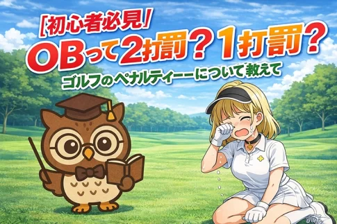 【初心者必見】OBって2打罰？1打罰？ゴルフのペナルティーについて教えて