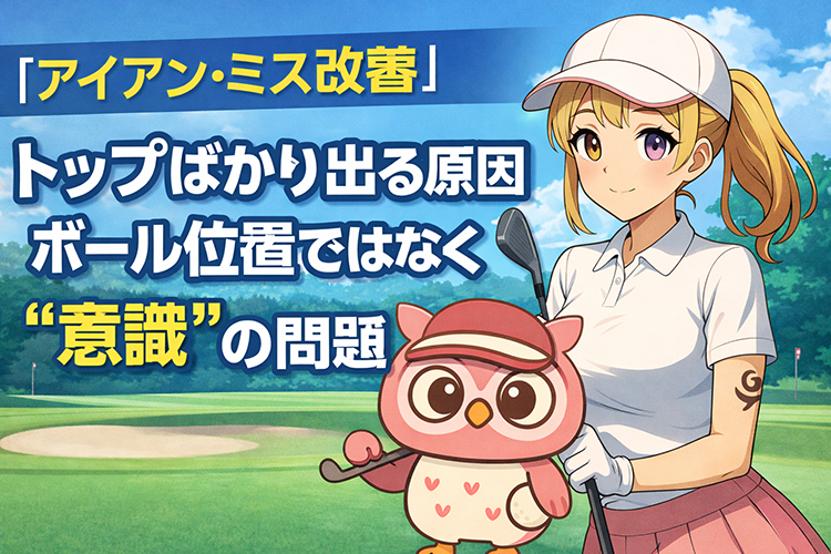 【アイアン・ミス改善】トップばかり出る原因｜ボール位置ではなく“意識”の問題